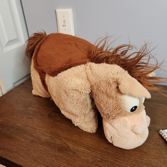 Disney Parks Woody's Horse Bullseye Plush Cushion Pillow Pet Horse Toy Story - Picture 3 of 12